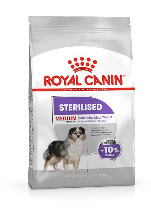 Osta tuote ROYAL CANIN CCN Medium Sterilized – kuivaruoka aikuisille koirille – 3kg verkkokaupastamme Korhone 10% alennuksella koodilla KORHONE