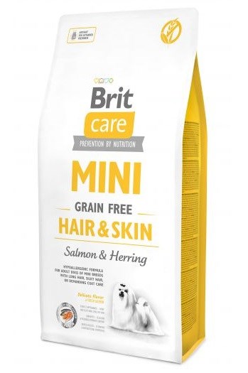 Osta tuote BRIT Care Mini Hair & Skin Salmon Herring – sucha karma dla psa – 7 kg verkkokaupastamme Korhone 10% alennuksella koodilla KORHONE