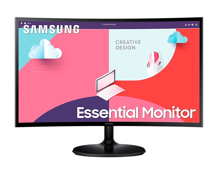Osta tuote Samsung Essential Monitor S3 S36C LED-näyttö 68,6 cm (27″) 1920 x 1080 pikseliä Full HD musta verkkokaupastamme Korhone 10% alennuksella koodilla KORHONE