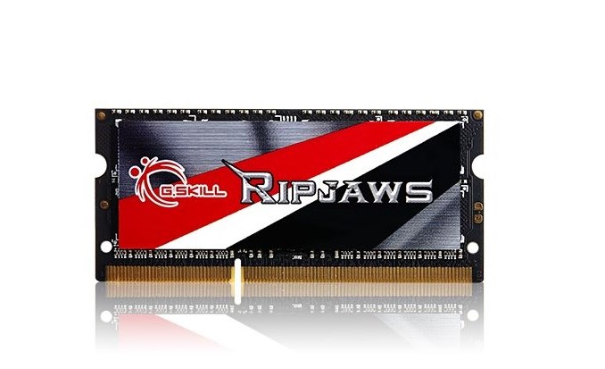 Osta tuote G.SKILL Ripjaws F3-1600C11S-8GRSL RAM (DDR3 SO-DIMM; 1 x 8 Gt; 1600 MHz; CL10) verkkokaupastamme Korhone 10% alennuksella koodilla KORHONE
