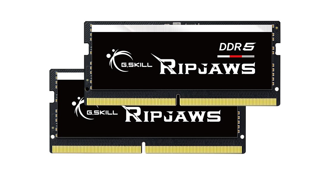 Osta tuote G.SKILL RIPJAWS SO-DIMM DDR5 2X16GB 4800MHZ CL40-39 1 1V F5-4800S4039A16GX2-RS verkkokaupastamme Korhone 10% alennuksella koodilla KORHONE