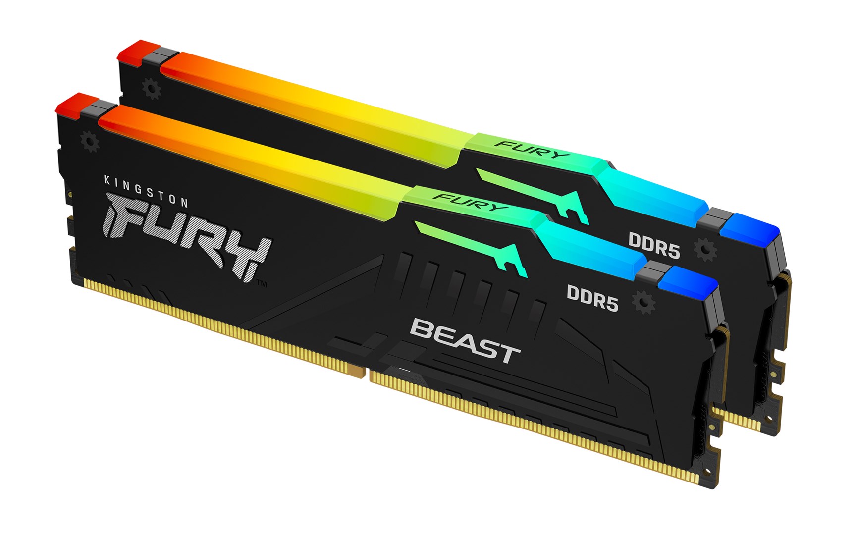 Osta tuote Kingston Technology FURY Beast RGB muistimoduuli 32 GB 2 x 16 GB DDR5 verkkokaupastamme Korhone 10% alennuksella koodilla KORHONE