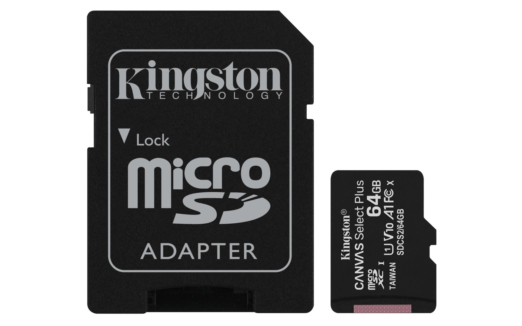 Osta tuote Kingston Technology Canvas Select Plus 64 Gt MicroSDXC UHS-I Luokka 10 verkkokaupastamme Korhone 10% alennuksella koodilla KORHONE
