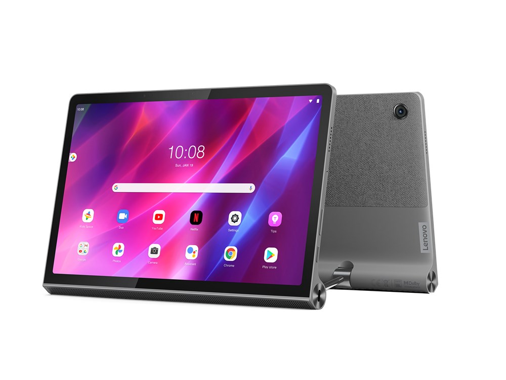 Osta tuote Lenovo Yoga Tab 11 Mediatek 128 Gt 27,9 cm (11″) 4 Gt Wi-Fi 5 (802.11ac) Android 11 Harmaa verkkokaupastamme Korhone 10% alennuksella koodilla KORHONE