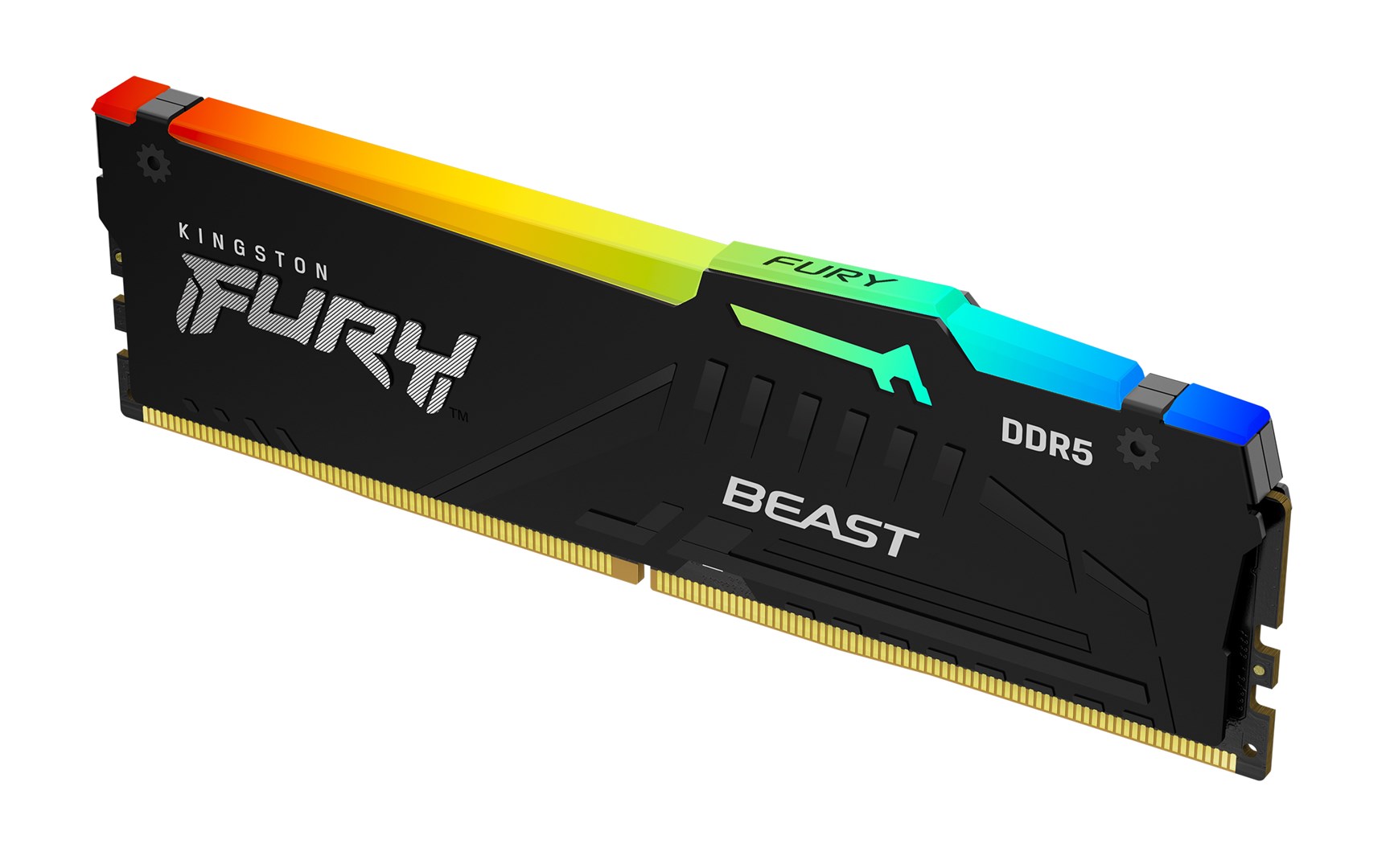Osta tuote Kingston Technology FURY Beast RGB muistimoduuli 8 GB 1 x 8 GB DDR5 verkkokaupastamme Korhone 10% alennuksella koodilla KORHONE